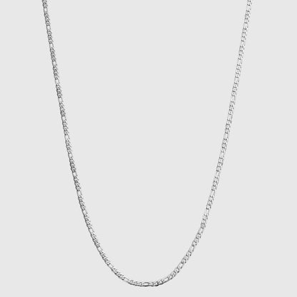 3mm Figaro Chain (Silver)