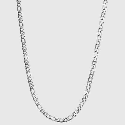 5mm Figaro Chain (Silver)