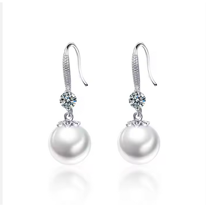 Dainty Pearl Hook Earrings