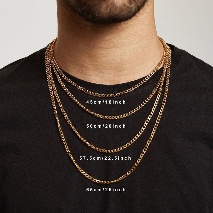 8MM Cuban Chain Set (Gold)