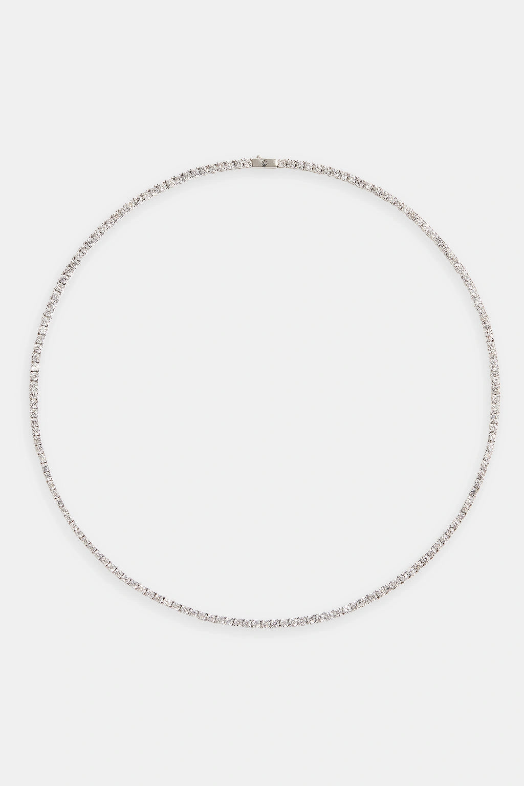 3MM Tennis Chain Necklace (Silver)