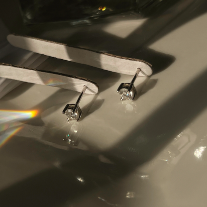 Classic Diamond Studs