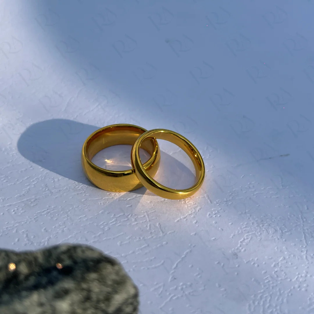 Tungsten Band Rings (Gold)