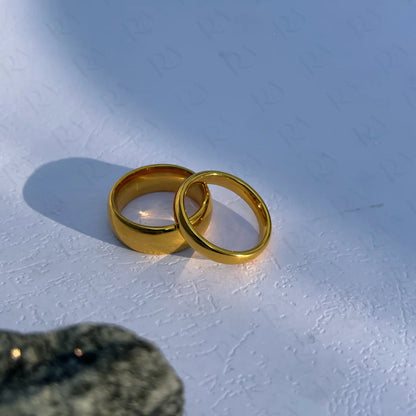 Tungsten Band Rings (Gold)