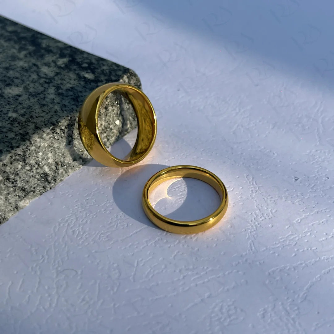 Tungsten Band Rings (Gold)
