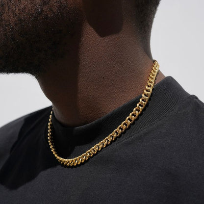 8MM (Gold) Cuban Link Chain