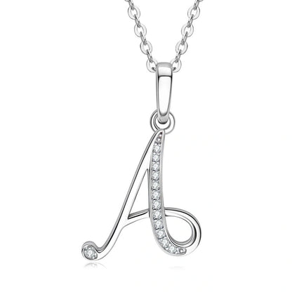 Diamond Letter Necklace