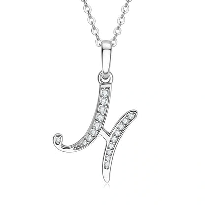 Diamond Letter Necklace