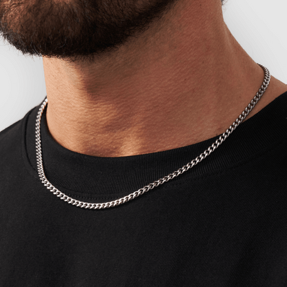 4MM (Silver) Cuban Link Chain