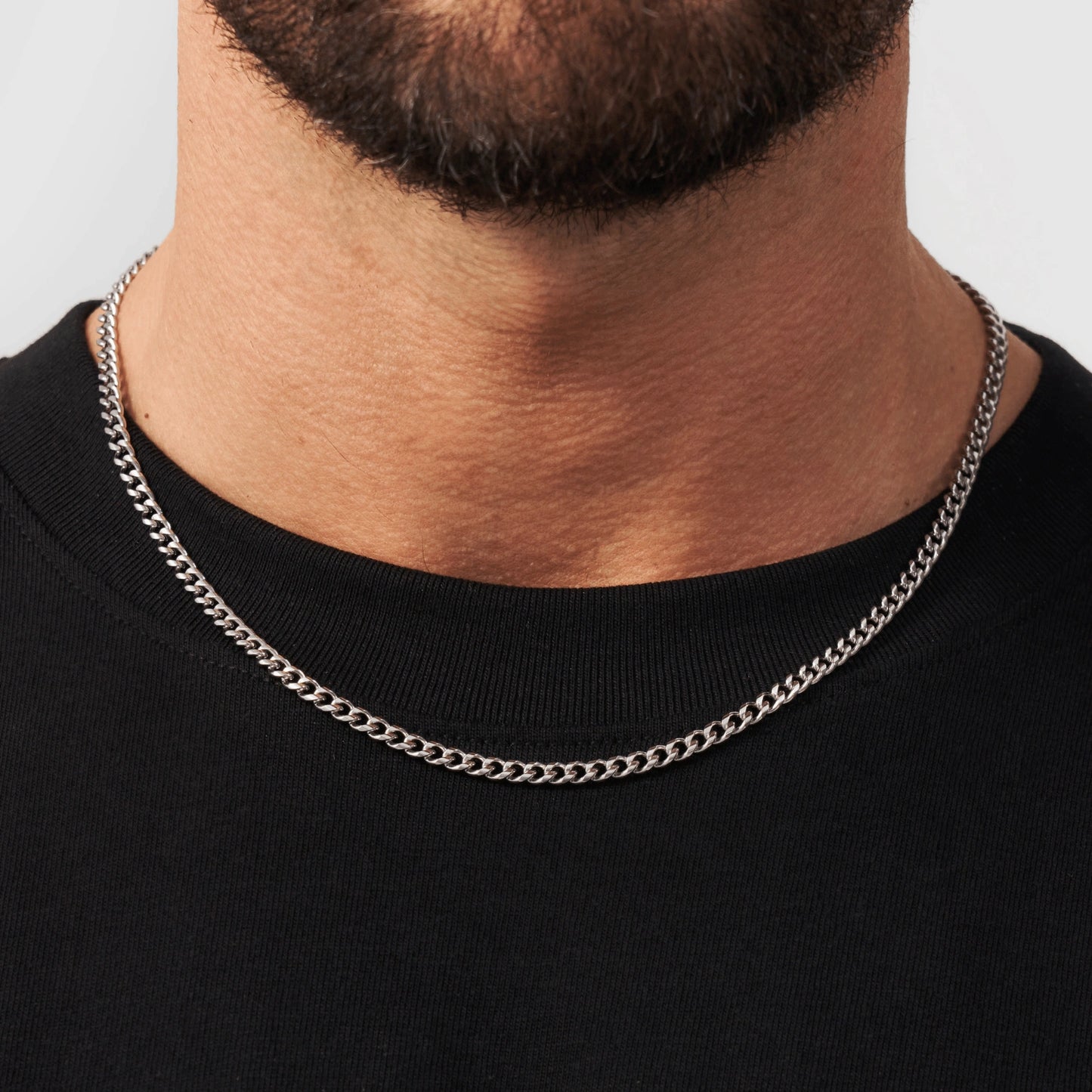 4MM Cuban Link Chain (Silver)
