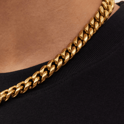 12MM (Gold) Cuban Link Chain