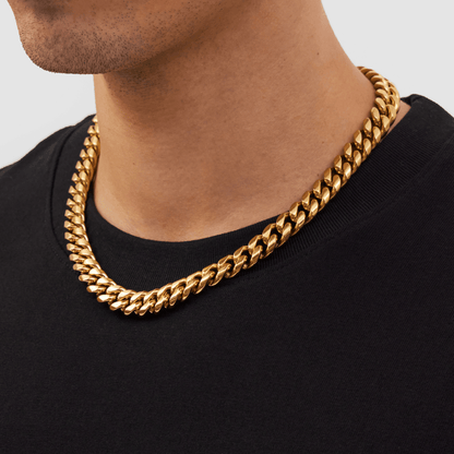 12MM (Gold) Cuban Link Chain