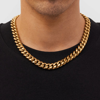 12MM (Gold) Cuban Link Chain