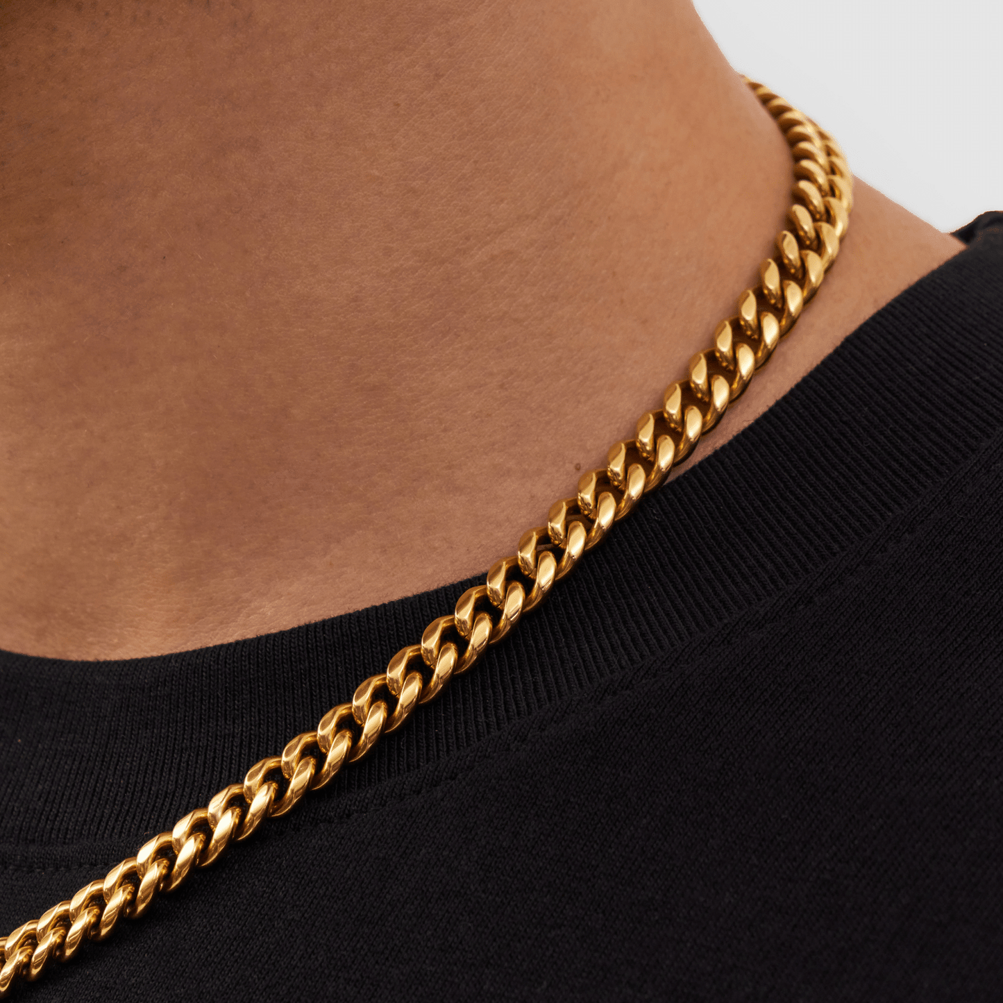 8MM (Gold) Cuban Link Chain