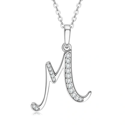 Diamond Letter Necklace