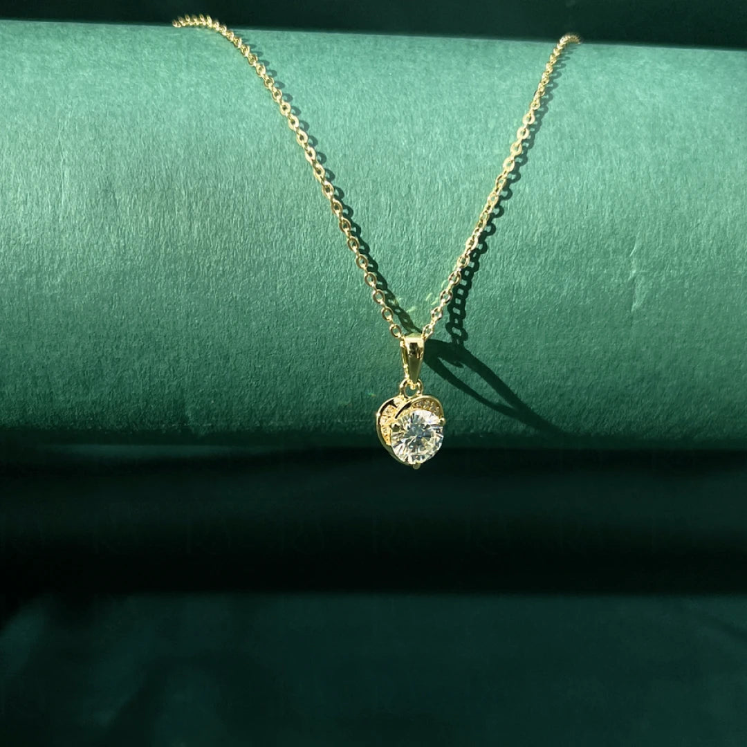 Dainty Silver Heart Necklace