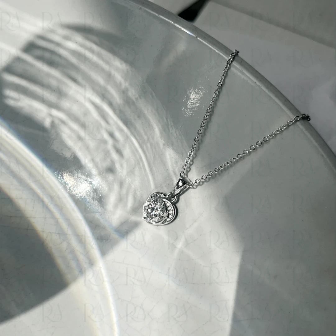 Dainty Silver Heart Necklace