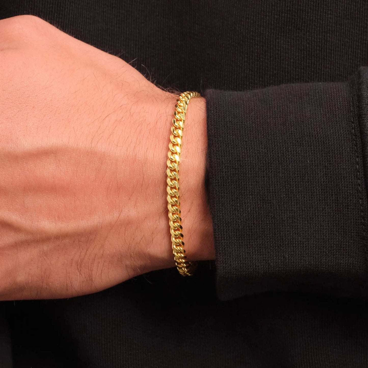 4MM (Gold) Cuban Link Bracelet