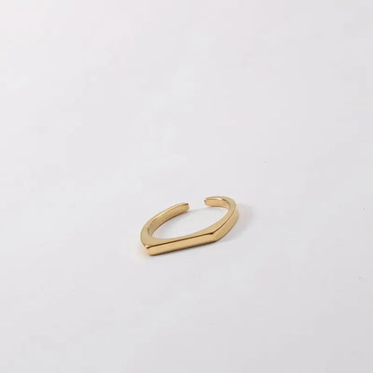 Gold Bezel Ring