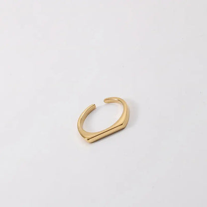 Gold Bezel Ring