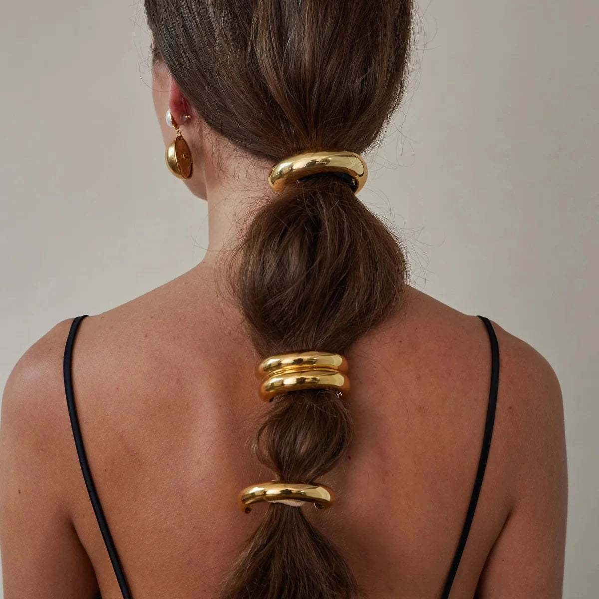 Single Bar Hair Tie (Gold)