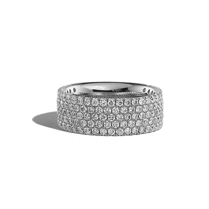 5-Row Diamond Ring