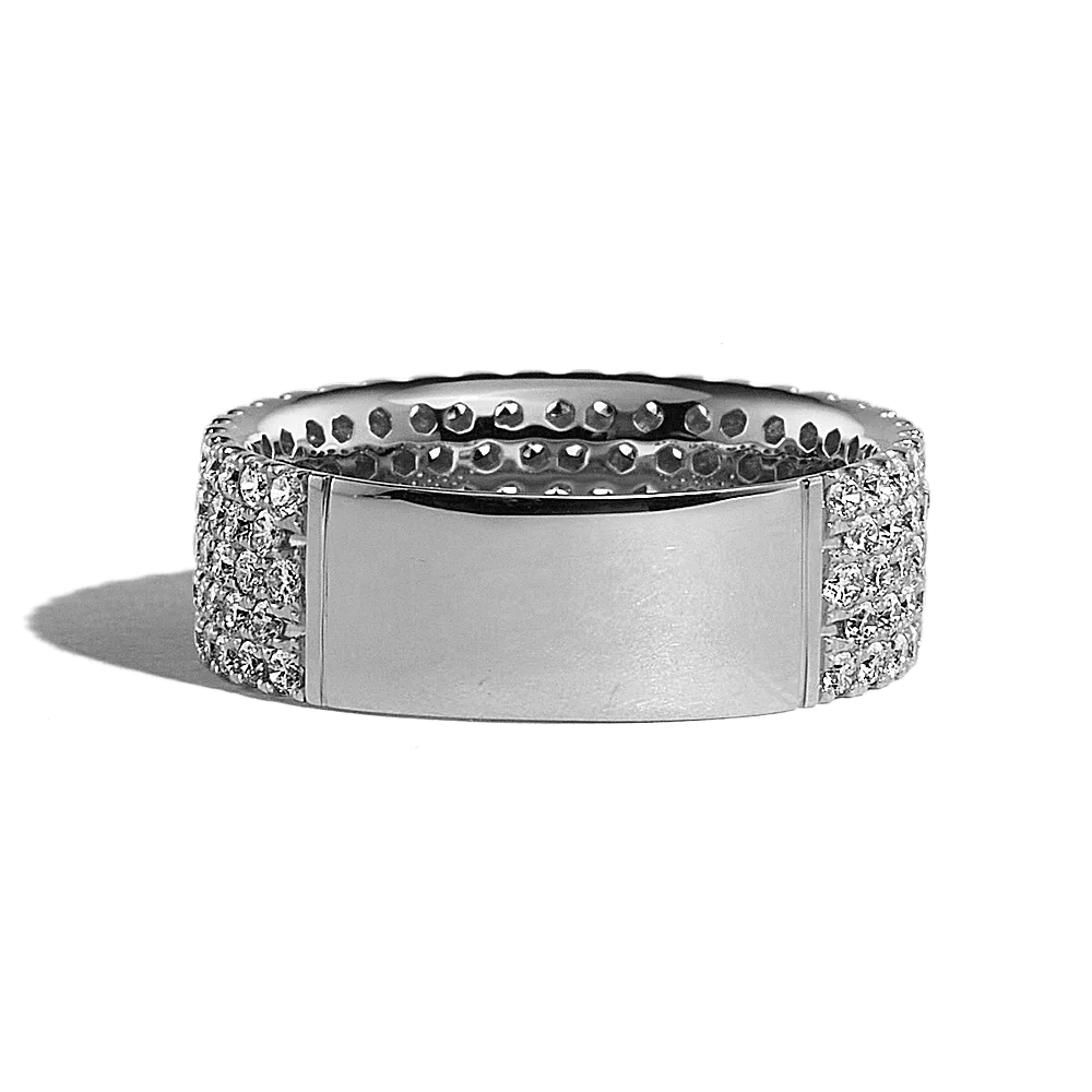 5-Row Diamond Ring