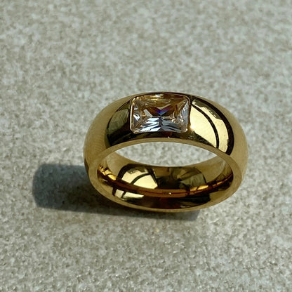 Marquise Asscher Ring Set