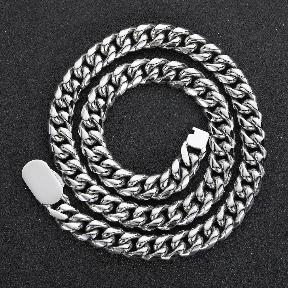 8MM (Silver) Cuban Link Bracelet