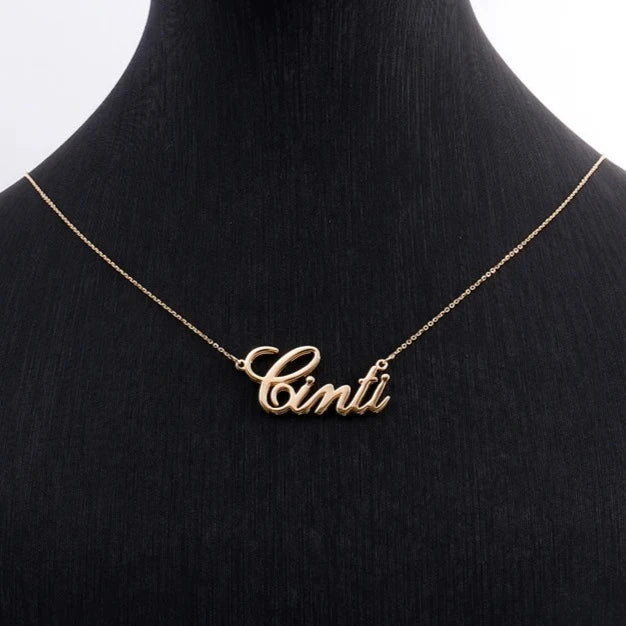 Custom Name Necklace (18k Gold)