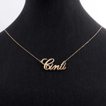 Custom Name Necklace (18k Gold)