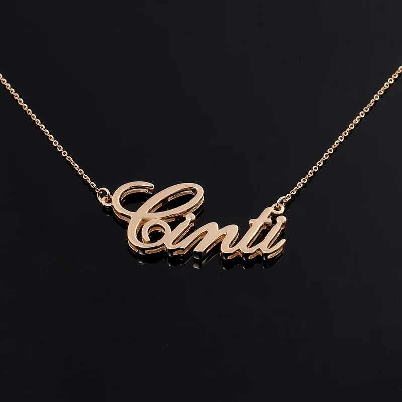 Custom Name Necklace (18k Gold)