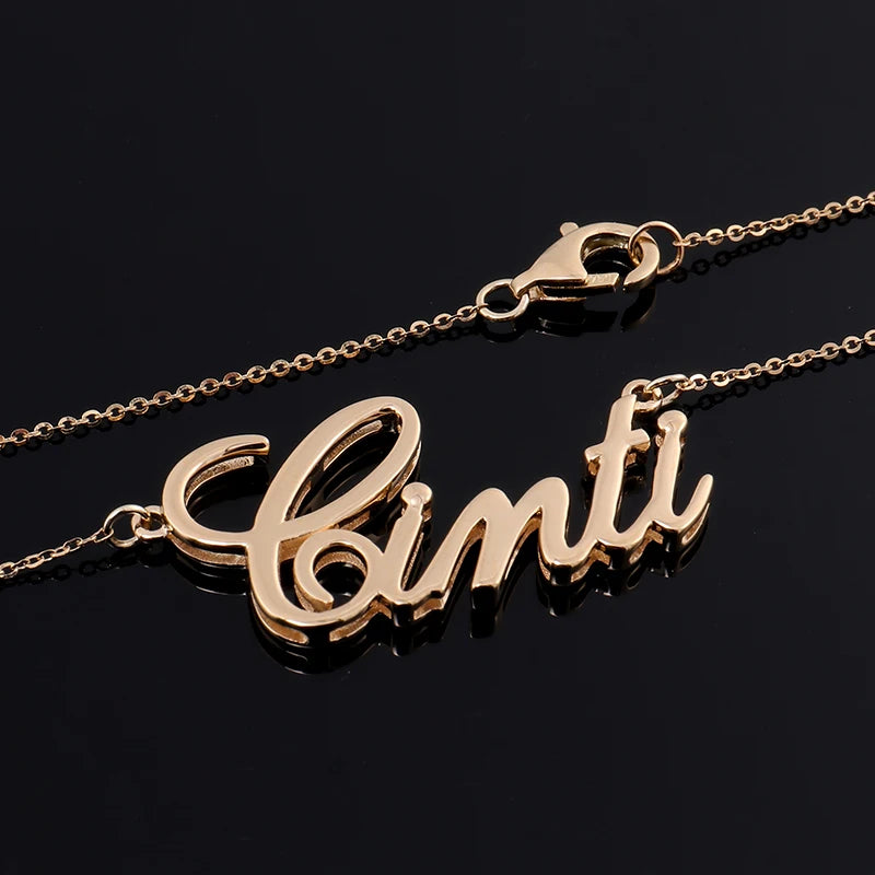 Custom Name Necklace (18k Gold)