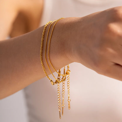 Minimal Stacking Bracelet Set