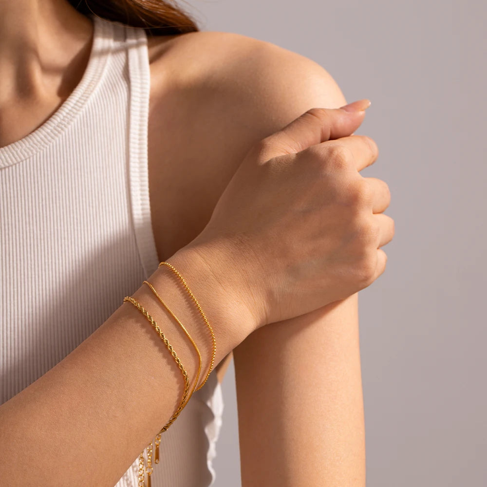 Minimal Stacking Bracelet Set