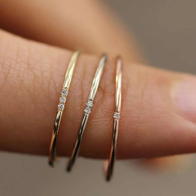 Dainty Stacking Ring Set