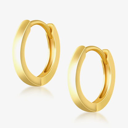 Solid Gold Everyday Hoops