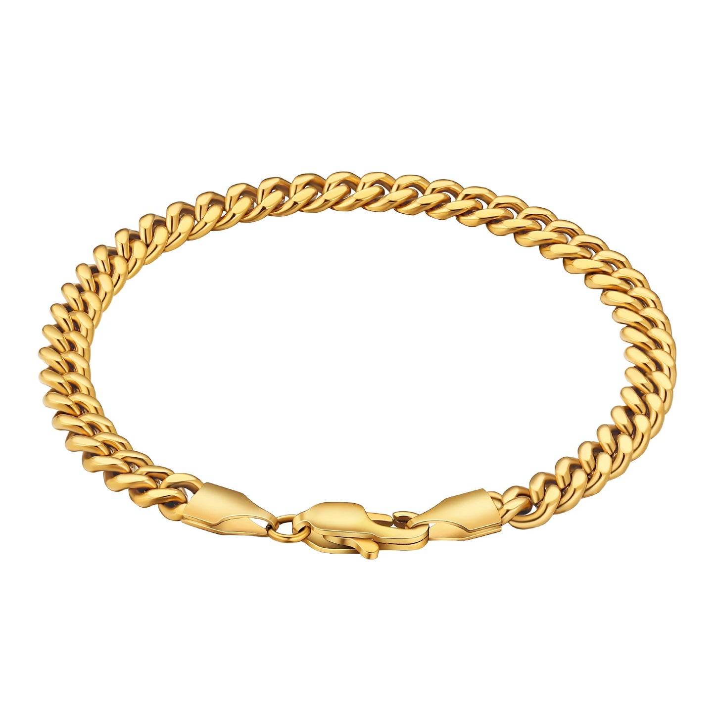 4MM (Gold) Cuban Link Bracelet