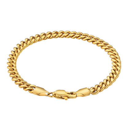 4MM (Gold) Cuban Link Bracelet