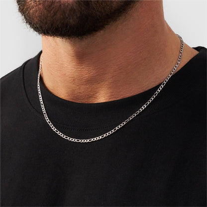 3mm Figaro Chain (Silver)