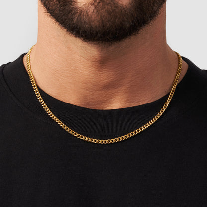 4MM (Gold) Cuban Link Chain
