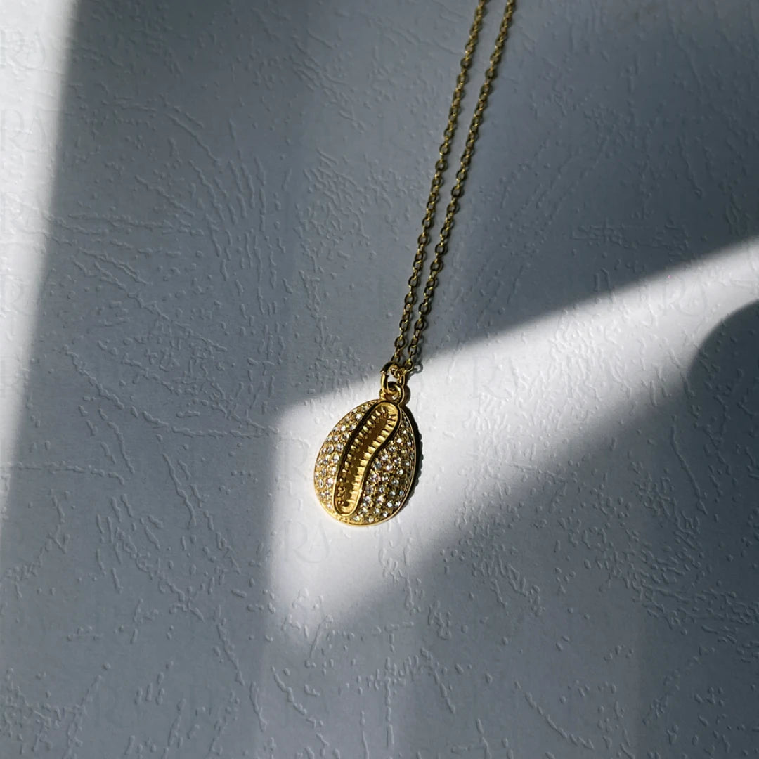 Iced Cowrie Necklace