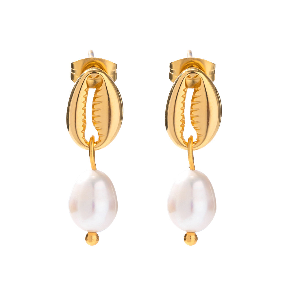 Ise Cowrie Earrings