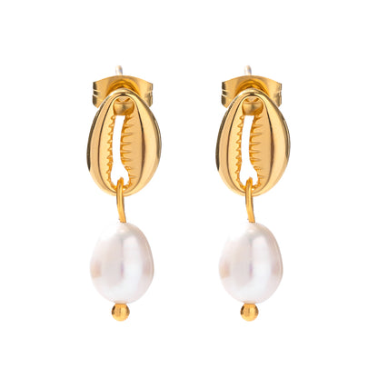 Isé Cowrie Earrings