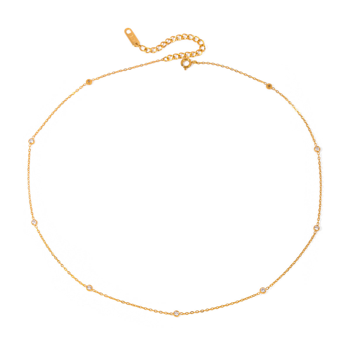 Moon Link Station Necklace