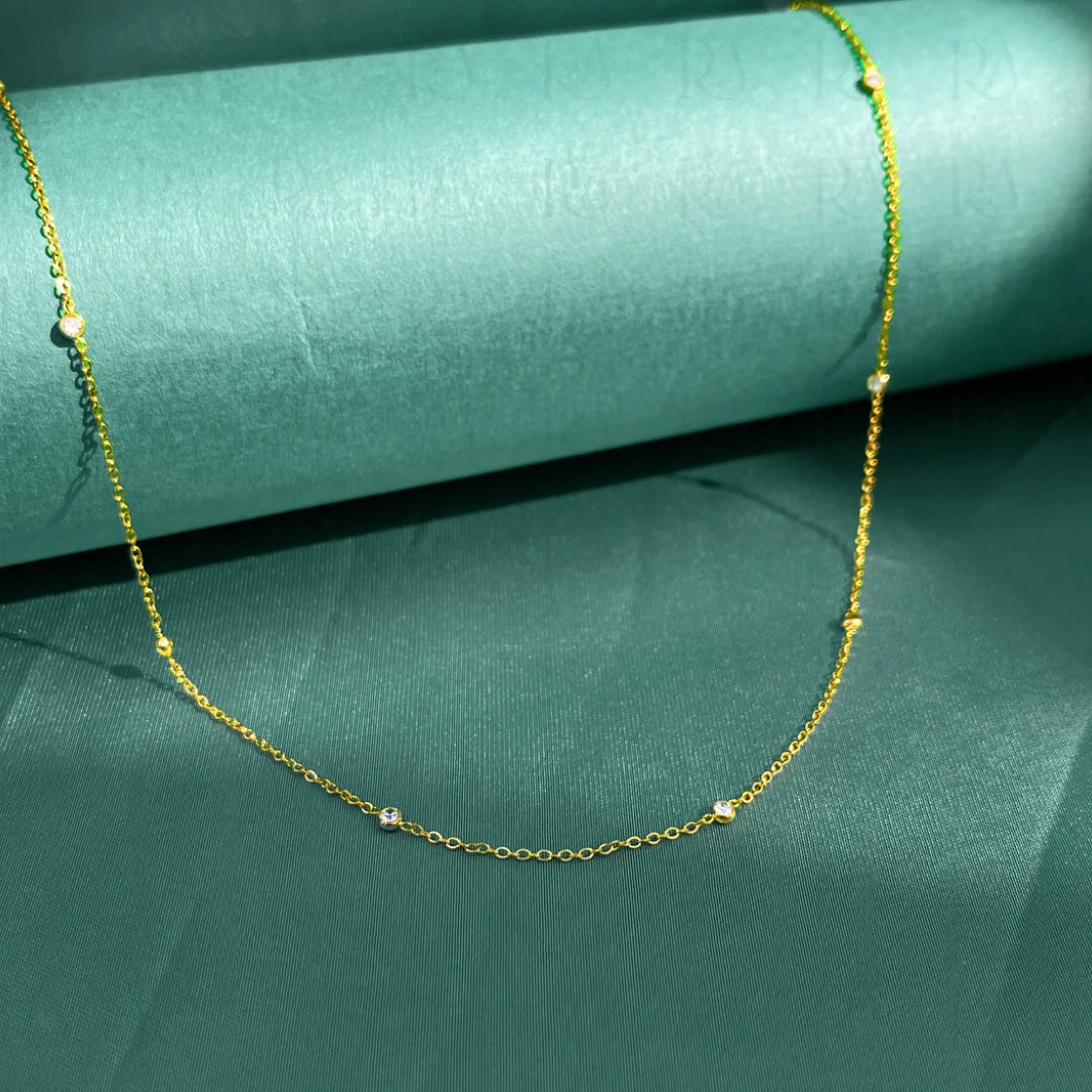 Moon Link Station Necklace